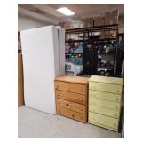 Twin Sleep Number Bed, Bed Frame, Dressers
