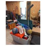 Ski Boots, Life Jackets, Storage Tote