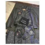 Harley-Davidson Jacket, Chaps, Gloves