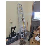 Chain, White Step Ladder, Yard Tools