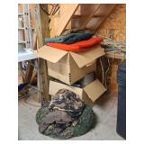 Hunting Supplies: Blinds, Camo Blankets, Mats