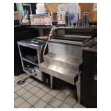 Stainless Steel Under Bar Ice Bin, Side Stand