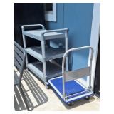 Utility Cart, Foldable Platform Cart Dolly