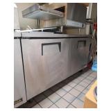 2 Door True Commercial Freezer