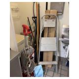 Werner Step Ladder, Oreck Vacuum, Brooms, Mops