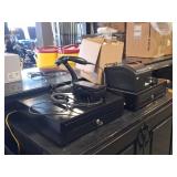 Wooden Cabinet, Cash Register Drawers, Printers