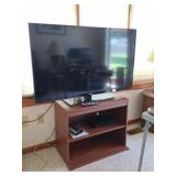 Element 50 In TV , Sony CD/DVD Player, TV Stand