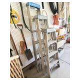 3 Werner Aluminum Step Ladders