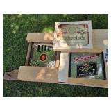 Miller Lite Coat Rack, Budweiser Clock, Sign