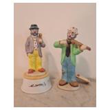 Clowns: Vtg. Emmett Kelly Jr. Porcelain Figurines