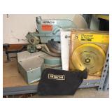 Hitachi 10 Inch Compound Saw, NEW Blad
