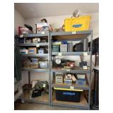 Two 5 Tier Metal Shelving Racks-NOT CONTENTS