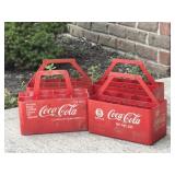 4 Vintage Plastic Coca-Cola Bottle Carriers