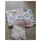 3 Vintage Quilts