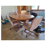 Kitchen Table, Chromecraft Chairs