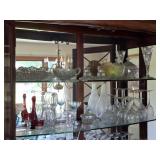 Pressed Glass, Hen on Nest, Wine Glasses