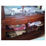 Pressed Glass, Table Linens, Candles