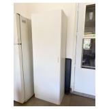 2 Non Wood Cabinets, Hand Vac, Ball Jars, Storage