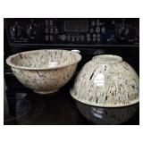 2 Texas Ware Confetti Mixing Bowls