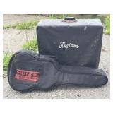 Kustom Amplifier, ProLine Music Stand, Guitar Case