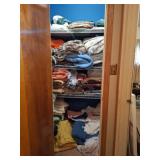 Etagere, Linens, Clock, Irons, Bath Scales, Decor