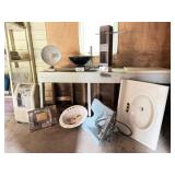 Sinks, Battery Tester, B&D 10in Miter Saw, Tiles