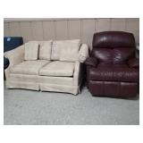 Century Loveseat, Flexsteel Leather Recliner