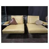 Diesis Italian Chaise Lounge Chairs Left & Right