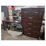 Matching Chest of Drawers & Stand, Mirror