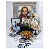 Delft Blue Raddit, Oil Painting, Soap Stone Bird