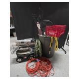 Garden Work Seat, Extension Cords, Garden Shears