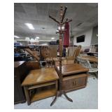 United Furniture End Table, Hall Tree, TV Cabinet