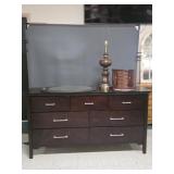 Coaster Dresser, Jewelry Box, Mirror, Lamp