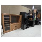 4 Metal Filing Cabinets, Desks, Chairs, TV Cabinet