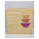New Tupperware 6pc Mixing / Storage Bowl Set