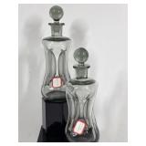 MC Danish Holmegaard Kluk Kluk Decanters