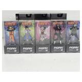 5 New in Packaging FigPin Naruto Series