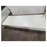 Poliform White Drawer Stand / Display Platform