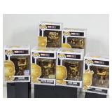 6 Funko POP! Marvel Studios Gold Series