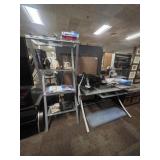 Modern Office Desk & Matching Shelf & HP Printer