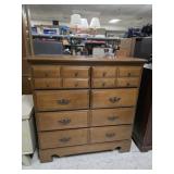 Vintage Maple 8 Drawer Chest