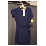NEW Threads 4 Thought Wrap Dress Size S, Navy