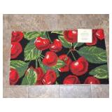 New Hooked Accent Rug, Memory Foam