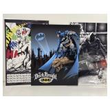 Metal Batman Plaque, 2 Signed BatMan Posters