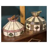 Leaded Glass Hanging Lamps