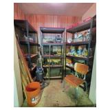 Metal/Wood Shelving , Tools, Bissell
