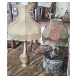 Brass Lamps, Football Stool
