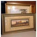3 Framed Prints: Palm Trees & Landscapes