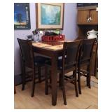 Pub Table & 3 Chairs, Stool, Coca-Cola, Ashtray