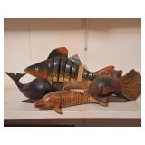 Wooden Fish Sculptures